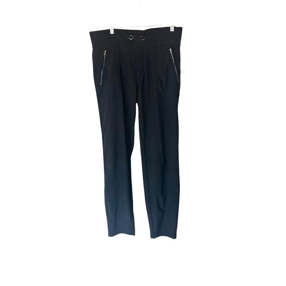 Athleta Black Basic Workout Athleisure Headlands Hybrid Jogger‎ Pant Size 12